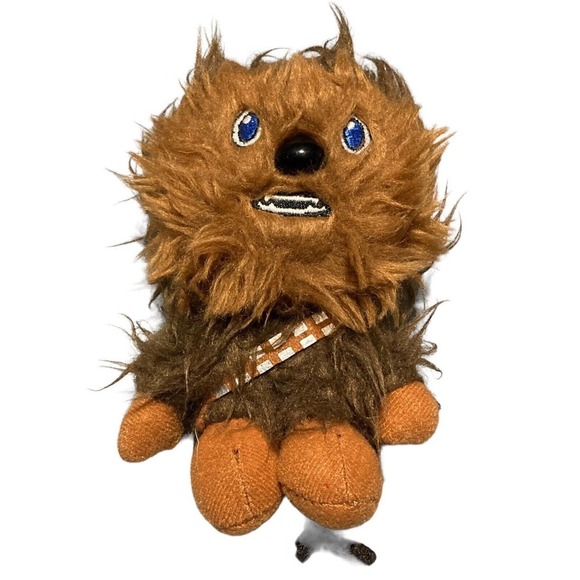 Star Wars Mini 4” Chewbacca Plush Clip On Toy ~ Collectible - Picture 1 of 6